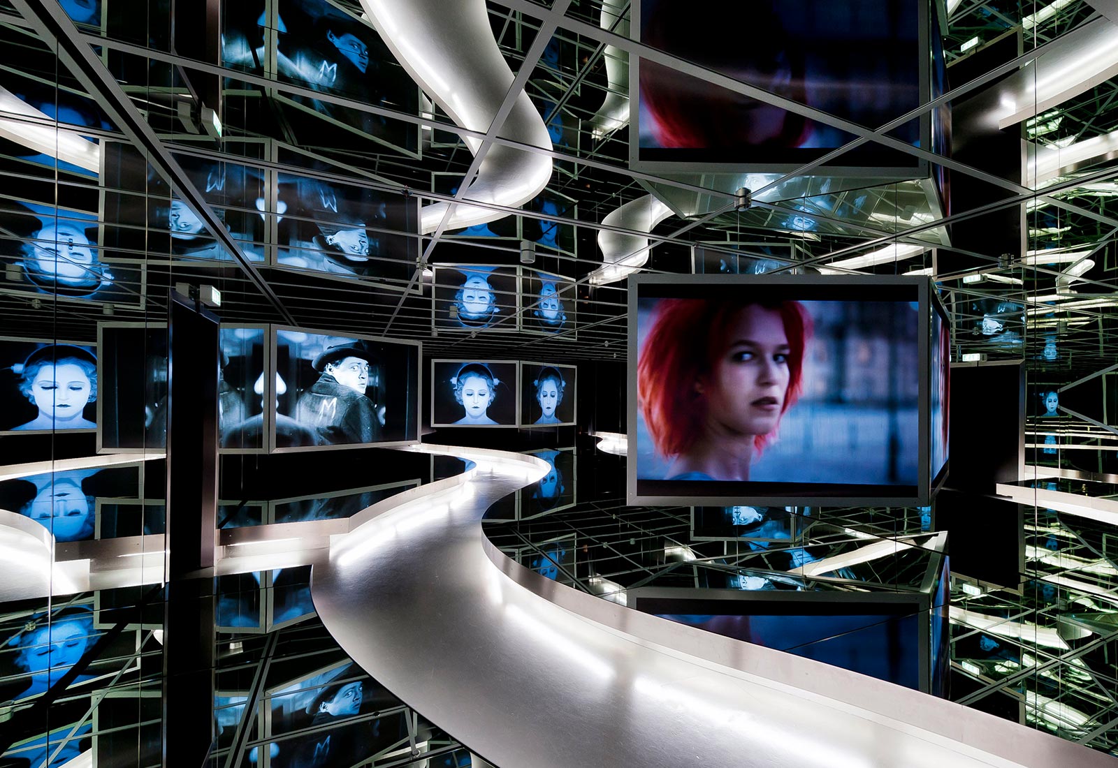 Screens with Film Scenes