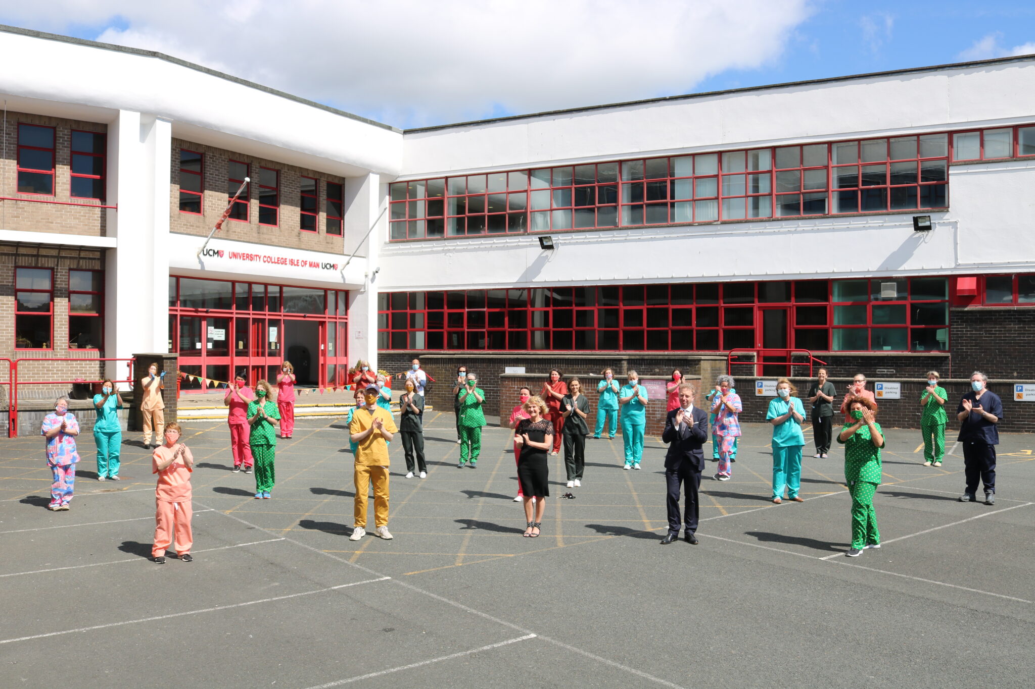 2020-05-19_001 – Project Scrubs: A group of volunteers made hundreds of sets of scrubs for NHS staff. Alongside the photographic submissions we have also collected a set of the scrubs.