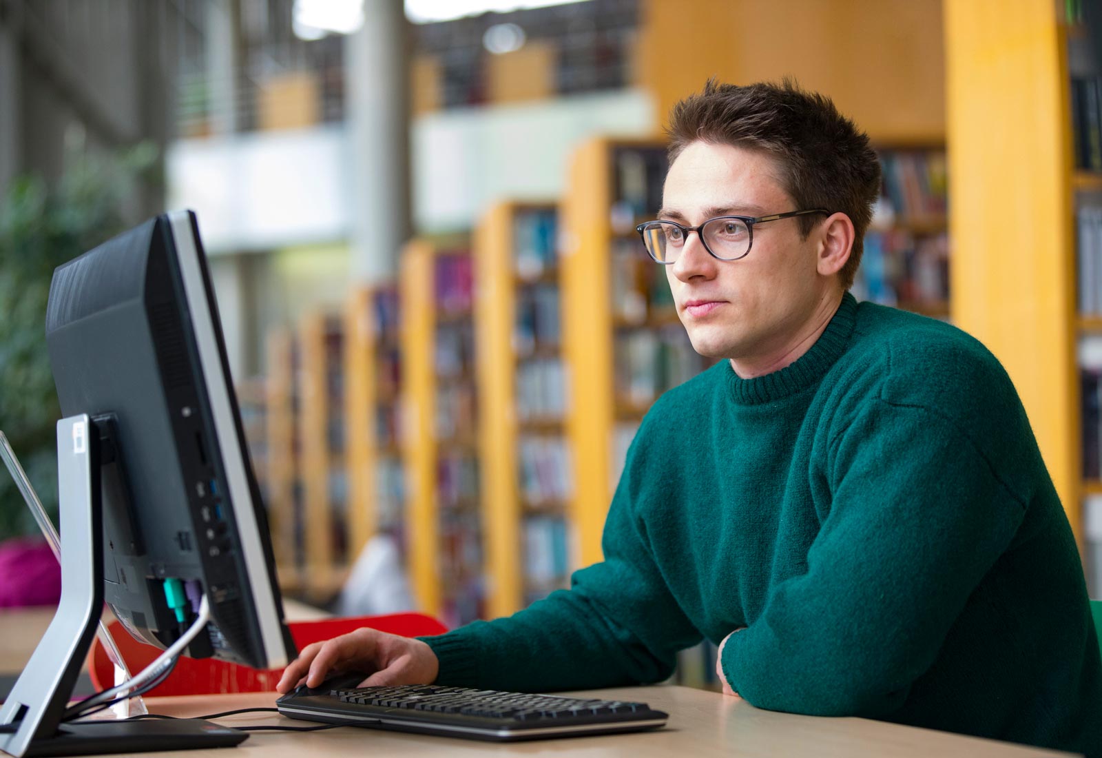 Library Guy Computer